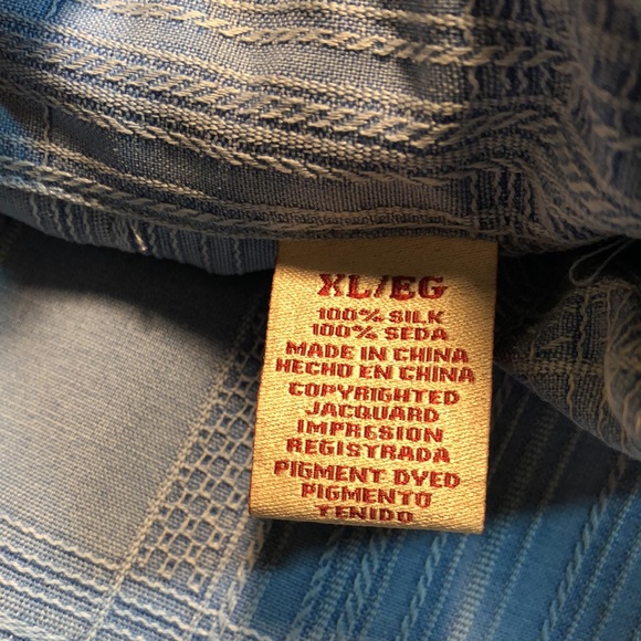 Jamaica Jaxx washable silk shirt size XL - Picture 9 of 14